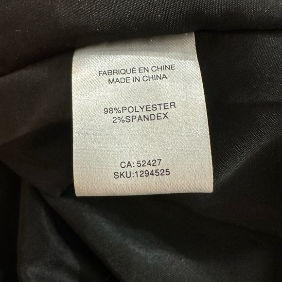 DJ Productions NWT Elegant Black Wrap Dress XL - Picture 6 of 6